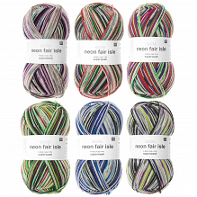 Rico design neon fair isle product image